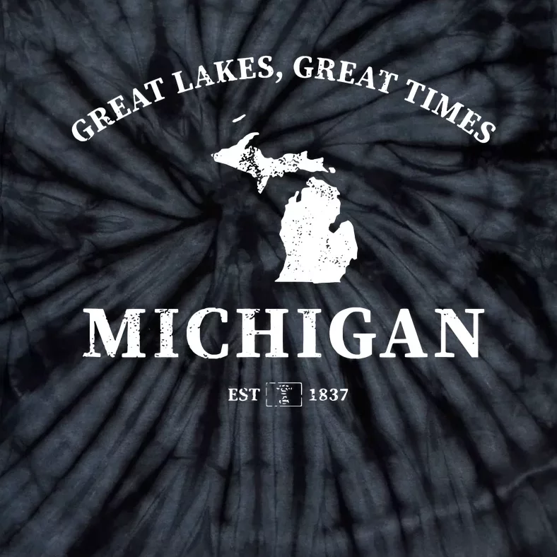 Michigan Great Lakes Great Times Tie-Dye T-Shirt