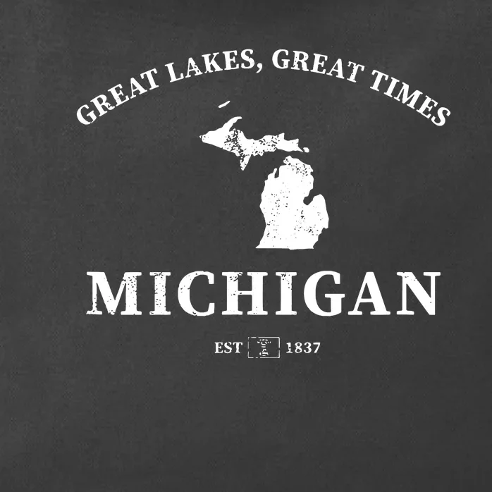 Michigan Great Lakes Great Times Zip Tote Bag