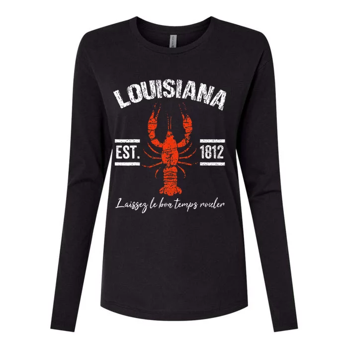 Mardi Gras Louisiana Crawfish Tee New Orleans Men Women Gift Womens Cotton Relaxed Long Sleeve T-Shirt