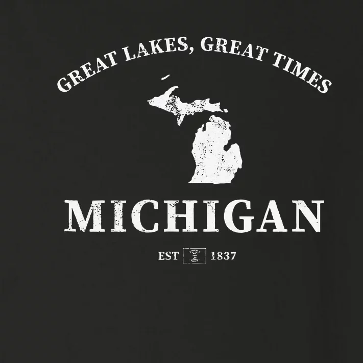 Michigan Great Lakes Great Times Toddler Long Sleeve Shirt