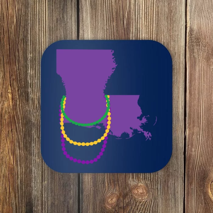 Mardi Gras Louisiana Coaster