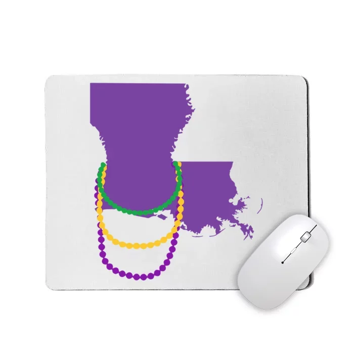 Mardi Gras Louisiana Mousepad