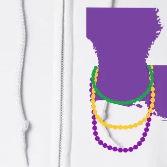 Mardi Gras Louisiana Full Zip Hoodie