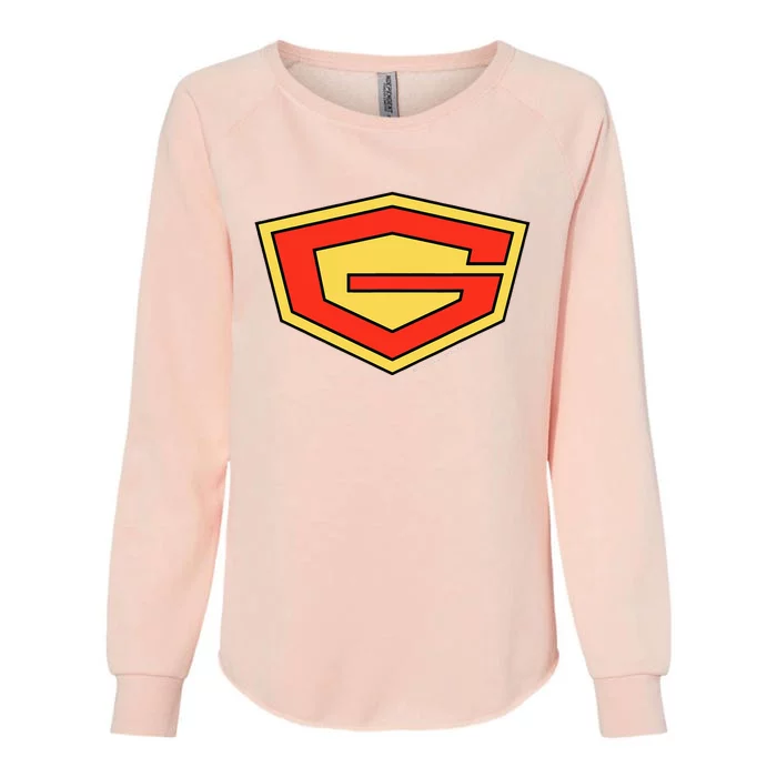 Manga Gatchaman Logo Gatchaman Womens California Wash Sweatshirt