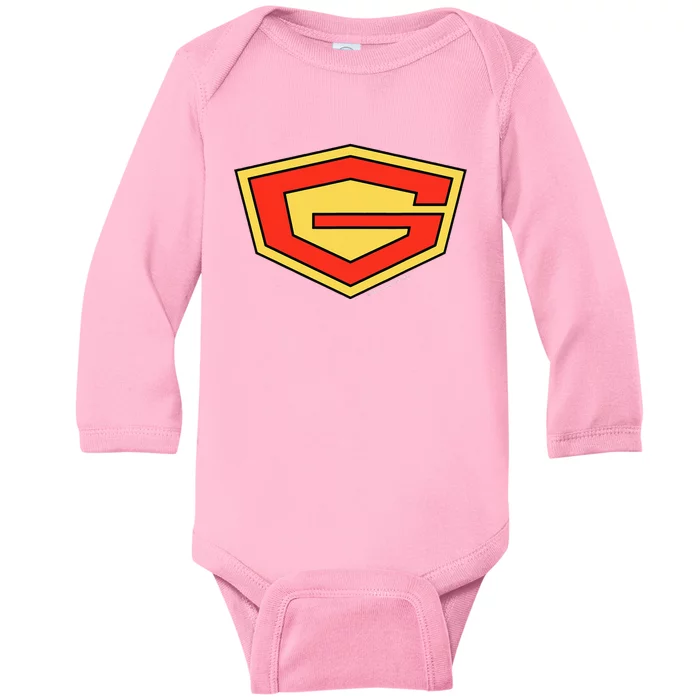 Manga Gatchaman Logo Gatchaman Baby Long Sleeve Bodysuit