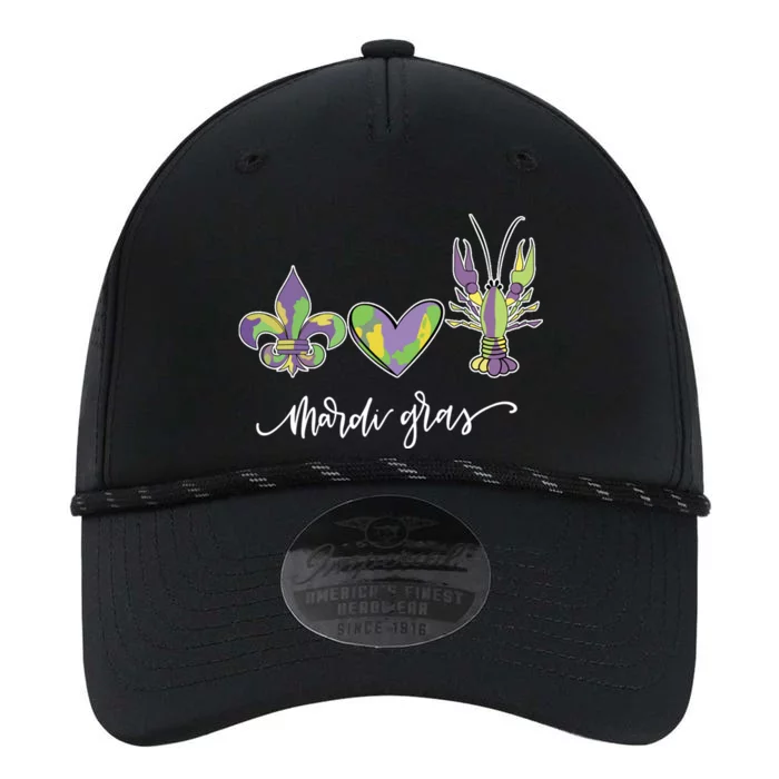 Mardi Gras Logo Heart Performance The Dyno Cap