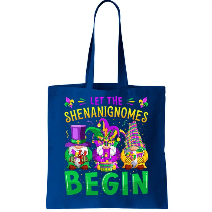 Mardi Gras Let The Shenanigans Begin Gnomes Tote Bag