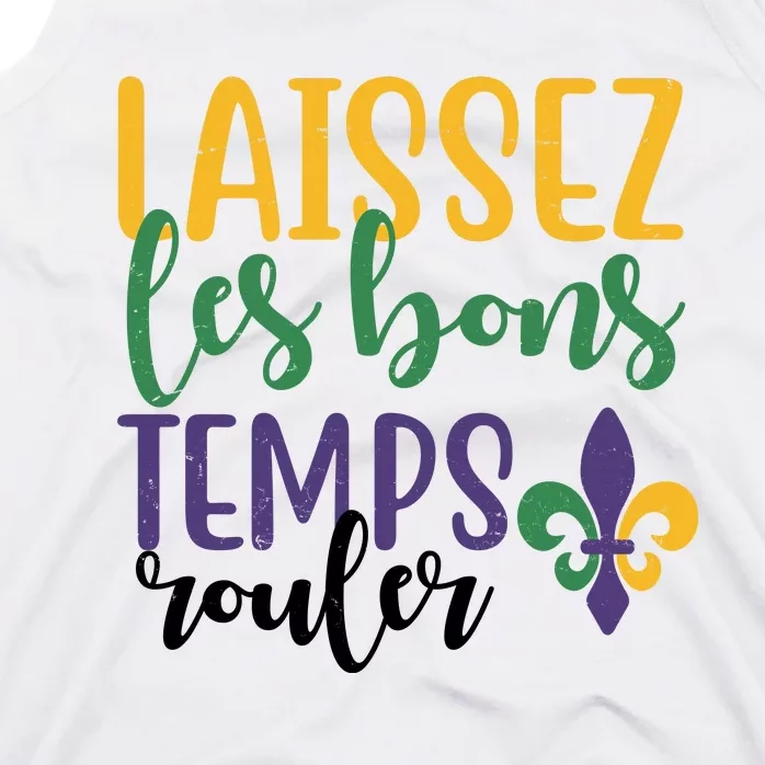 Mardi Gras Laissez Les Bons Temps Rouler Tank Top