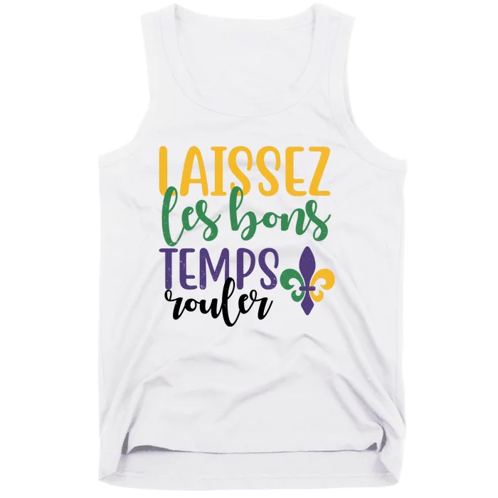 Mardi Gras Laissez Les Bons Temps Rouler Tank Top