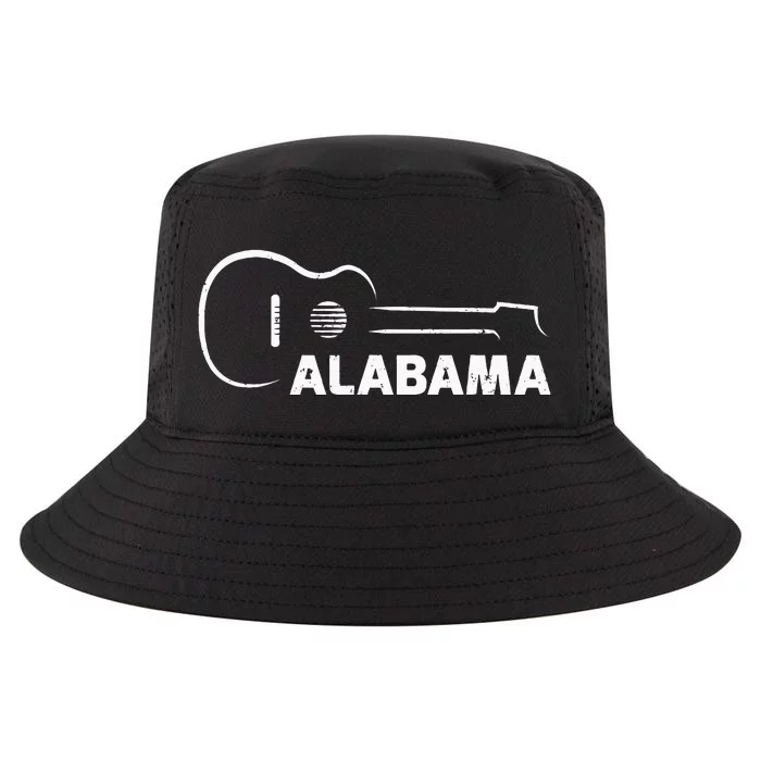 Music Guitar Lover Gift Alabama City Guitarist Cool Comfort Performance Bucket Hat