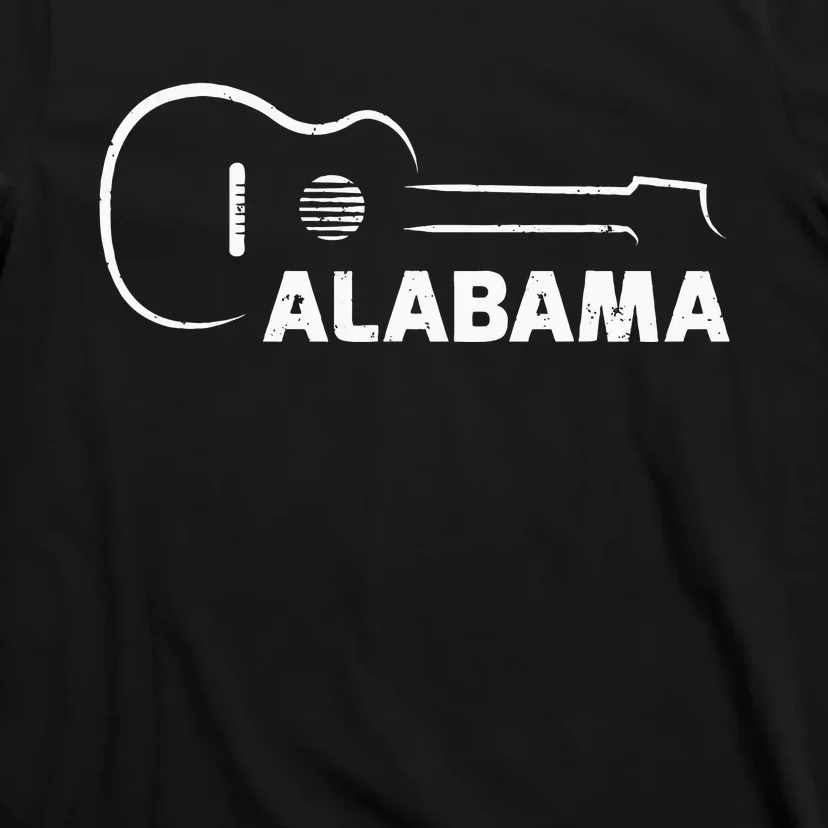 Music Guitar Lover Gift Alabama City Guitarist T-Shirt