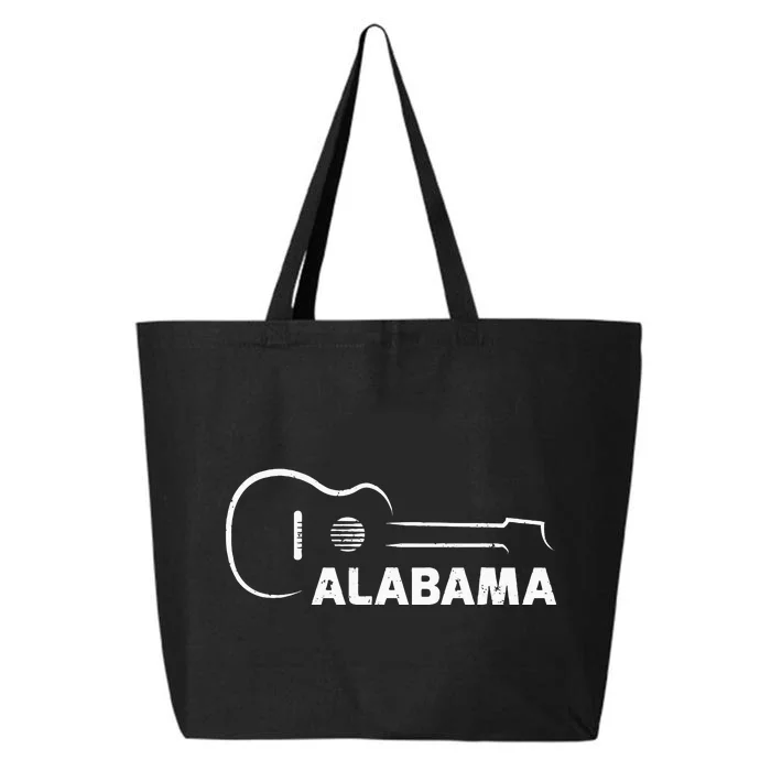 Music Guitar Lover Gift Alabama City Guitarist 25L Jumbo Tote