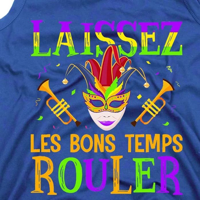 Mardi Gras Laissez Les Bons Temps Rouler Fat Tuesdays Tank Top