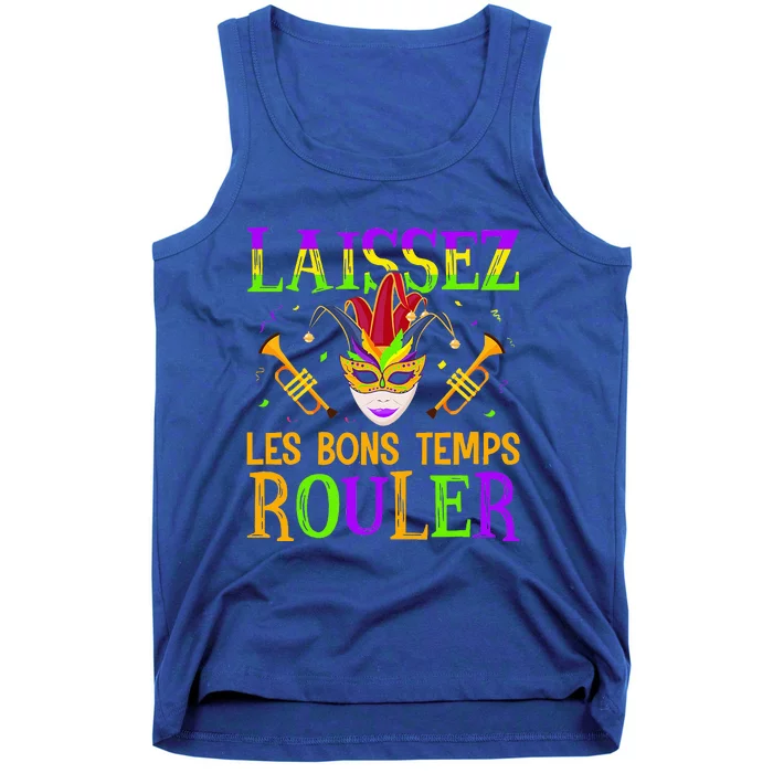 Mardi Gras Laissez Les Bons Temps Rouler Fat Tuesdays Tank Top