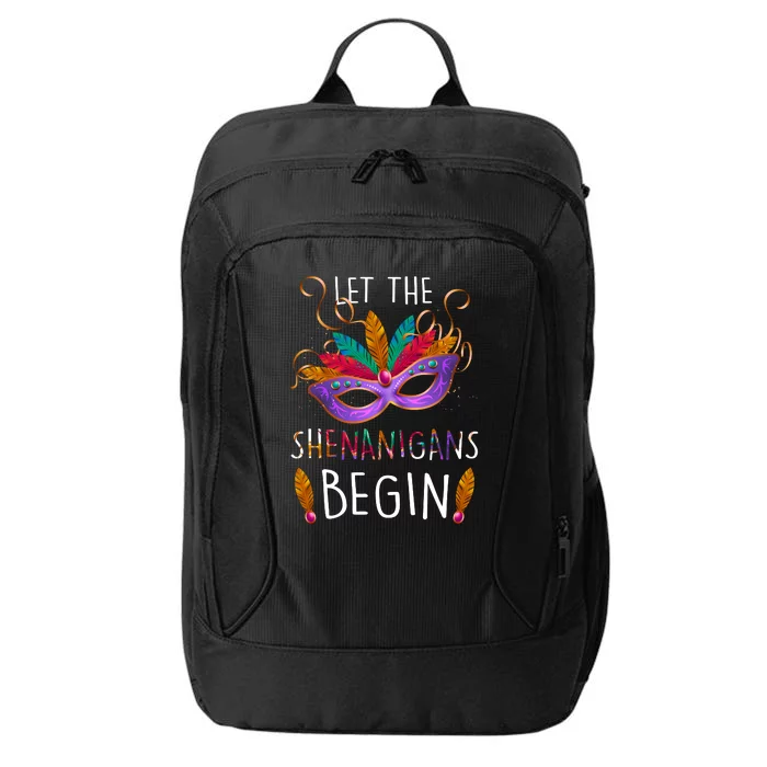 Mardi Gras Let The Shenanigans Begin City Backpack