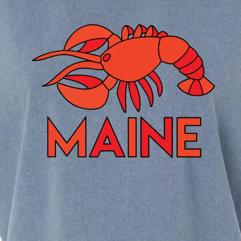 Maine Gift Lobster Stained Glass Lobster Garment-Dyed Women's Muscle Tee