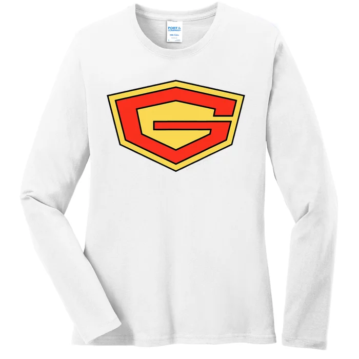 Manga Gatchaman Logo Gatchaman Ladies Long Sleeve Shirt