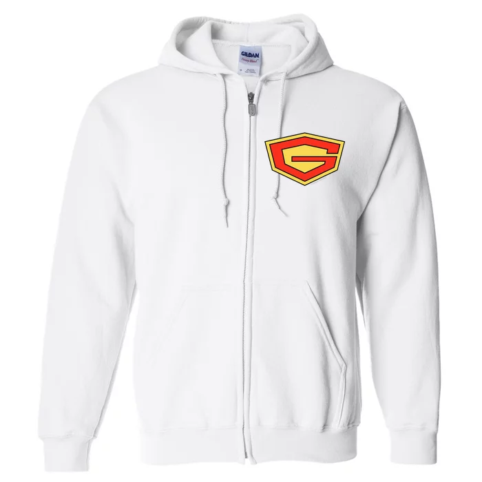 Manga Gatchaman Logo Gatchaman Full Zip Hoodie