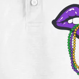 Mardi Gras Lips Queen Carnival Dry Zone Grid Performance Polo