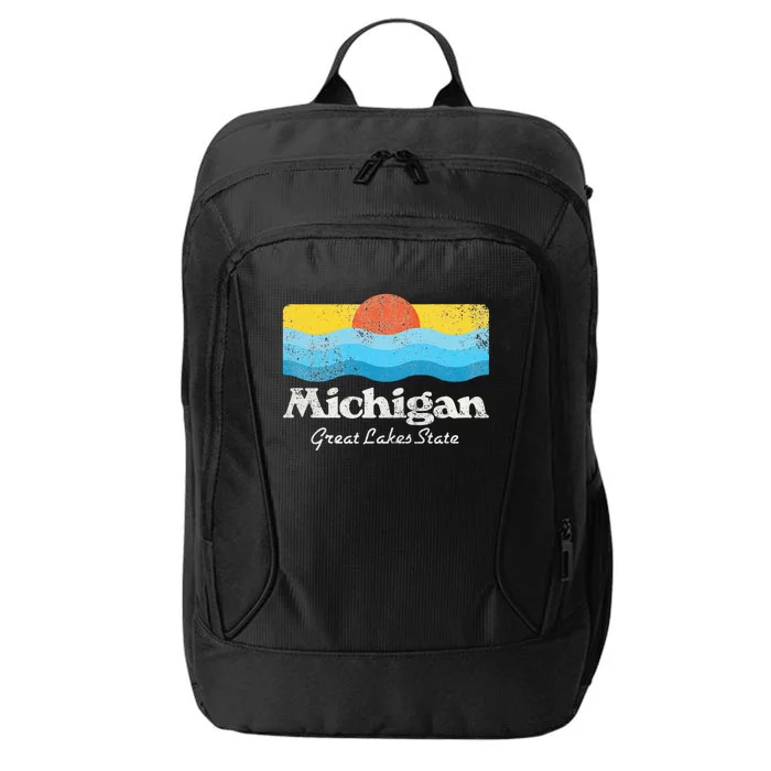 Michigan Great Lakes State City Backpack