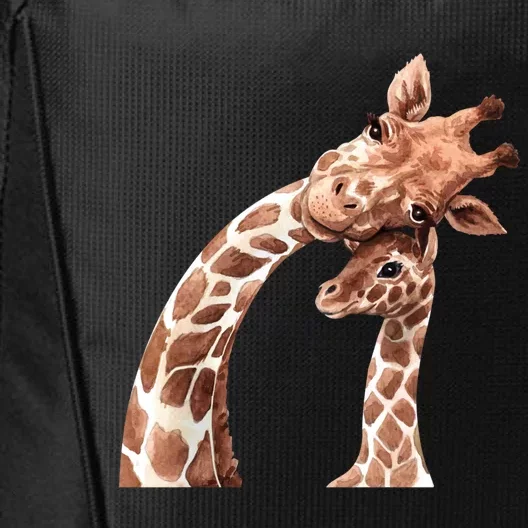 Mama Giraffe Love Gift; Protect Giraffe Gift; Gift City Backpack