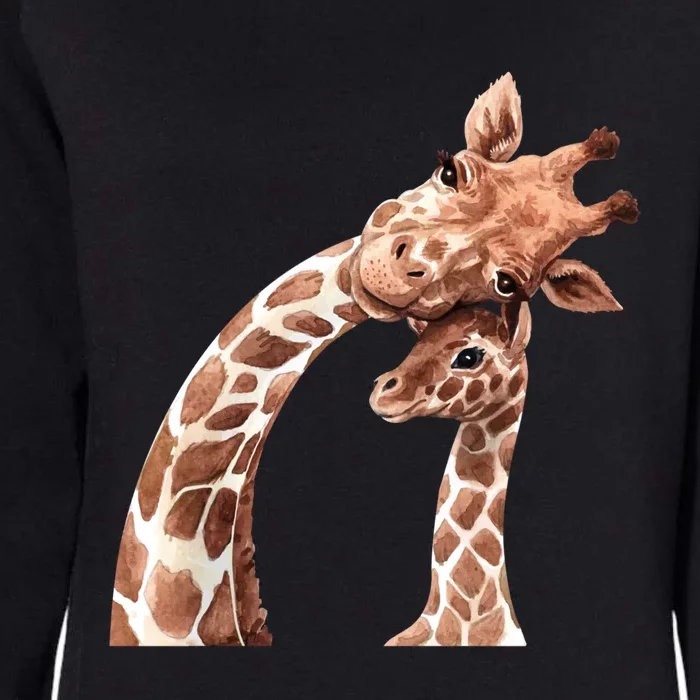 Mama Giraffe Love Gift; Protect Giraffe Gift; Gift Womens California Wash Sweatshirt