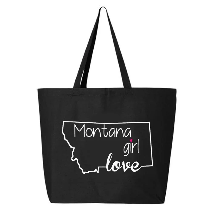 Montana Girl Love Montana State Home 25L Jumbo Tote