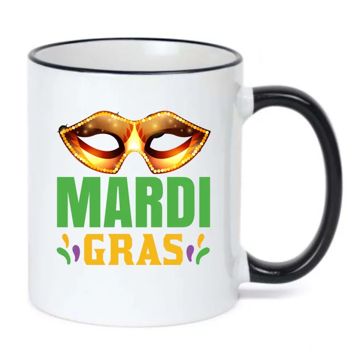 Mardi Gras Black Color Changing Mug