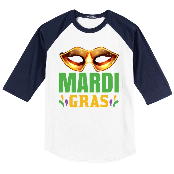 Mardi Gras Baseball Sleeve Shirt