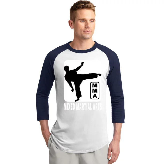 Mma Gift Mixed Martial Arts Gift Mma Gift Baseball Sleeve Shirt