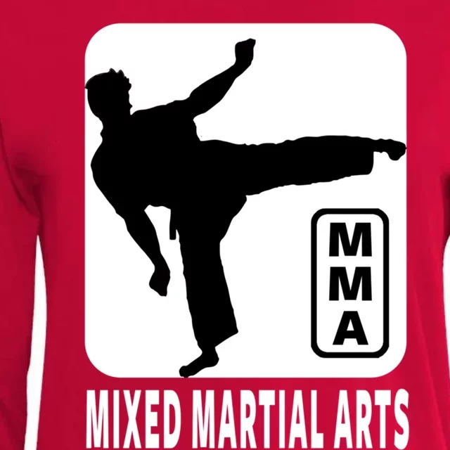 Mma Gift Mixed Martial Arts Gift Mma Gift Womens Cotton Relaxed Long Sleeve T-Shirt