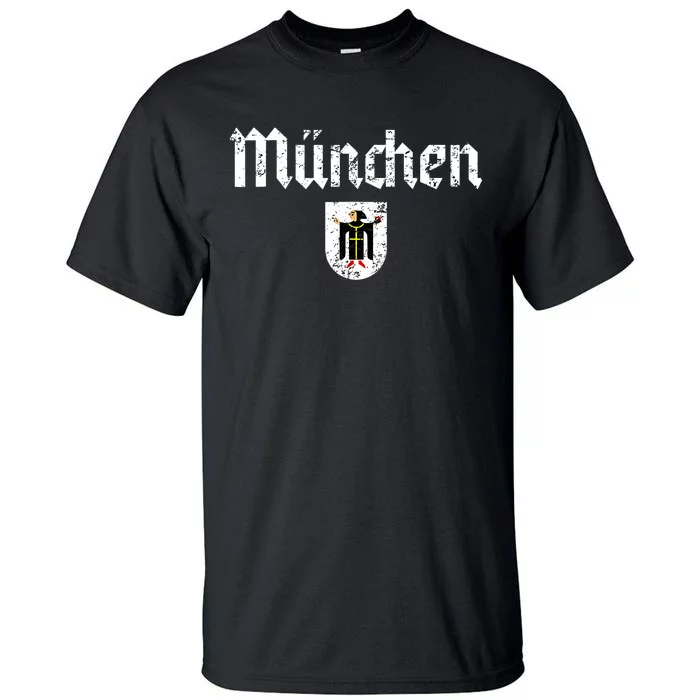 Munich Germany Muenchen Vintage Retro Distressed Tall T-Shirt