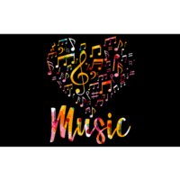 Musician Gift Musical Instrument Music Notes Treble Clef Bumper Sticker