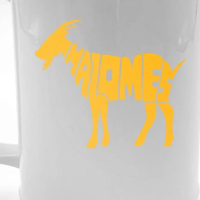 Mahomes Goat Front & Back Beer Stein