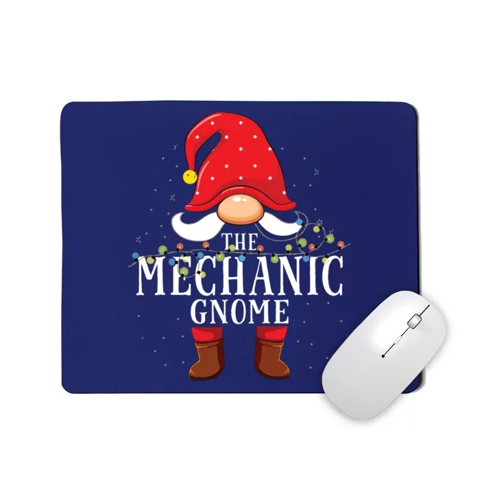 Mechanic Gnome Matching Christmas Family Pajama Mousepad