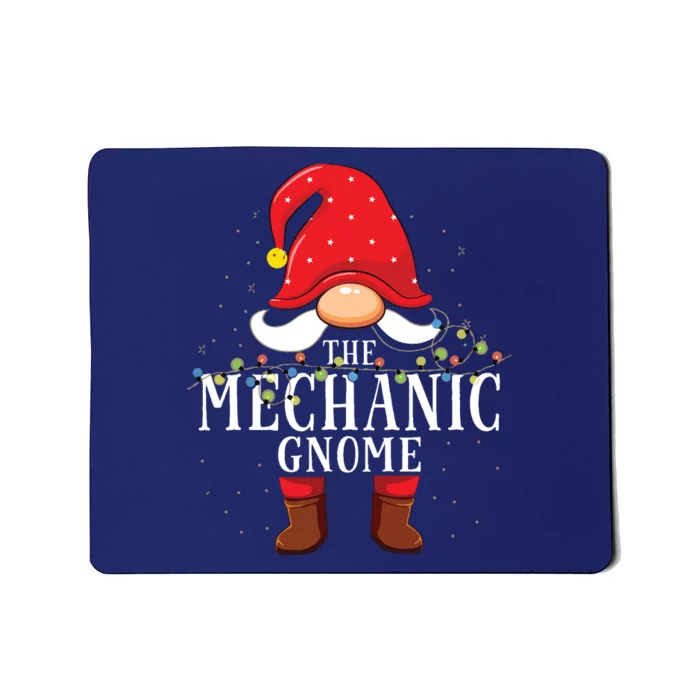 Mechanic Gnome Matching Christmas Family Pajama Mousepad