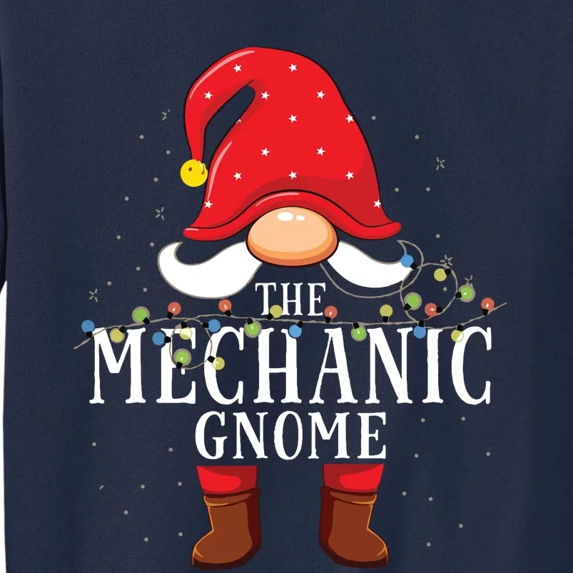 Mechanic Gnome Matching Christmas Family Pajama Tall Sweatshirt