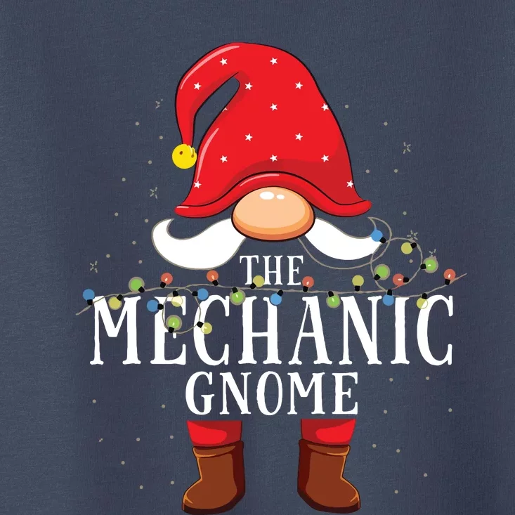 Mechanic Gnome Matching Christmas Family Pajama Toddler T-Shirt