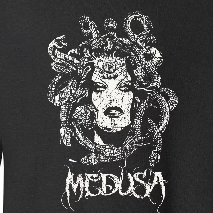 Medusa Greek Mythology Gothic Toddler Sweatshirt