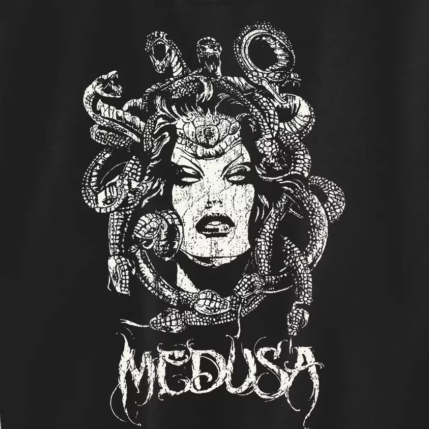 Medusa Greek Mythology Gothic Kids Sweatshirt