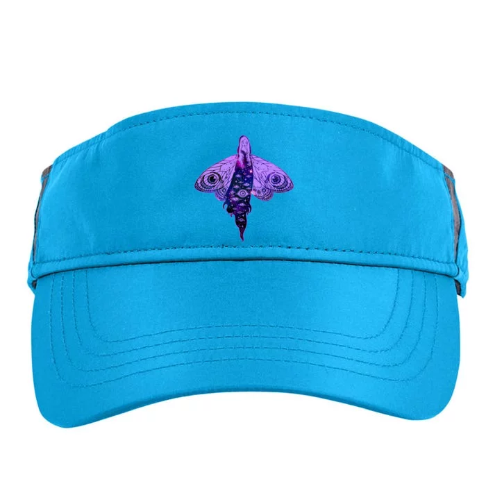 Mystical Gothic Moth Girl Adult Drive Performance Visor