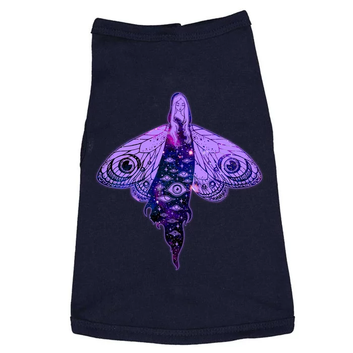 Mystical Gothic Moth Girl Doggie Tank