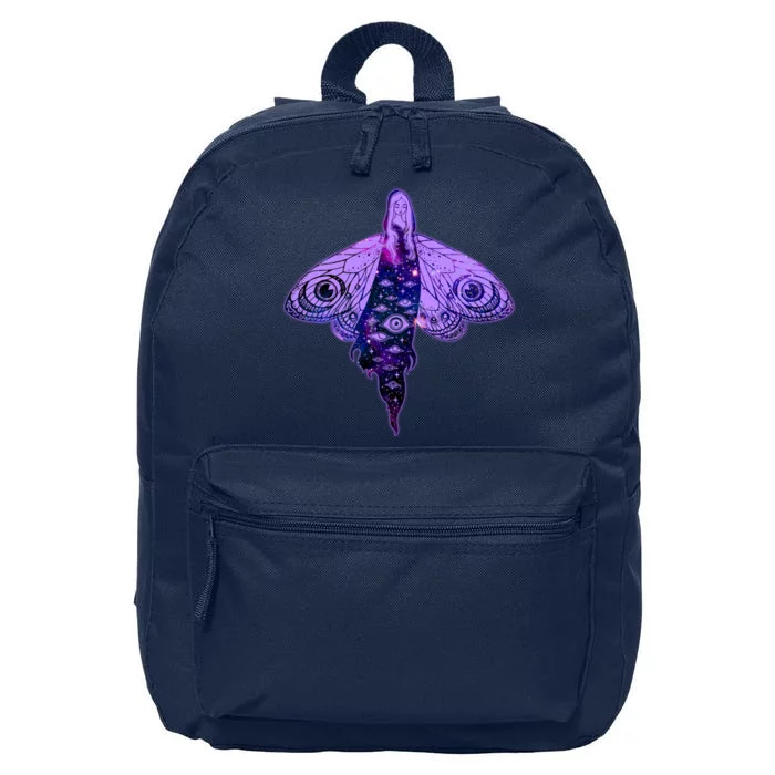 Mystical Gothic Moth Girl 16 in Basic Backpack