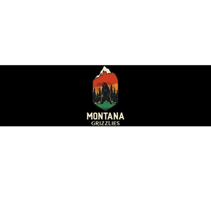 Montana Grizzlies Bumper Sticker