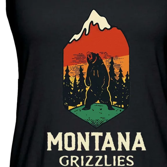 Montana Grizzlies Ladies Essential Flowy Tank