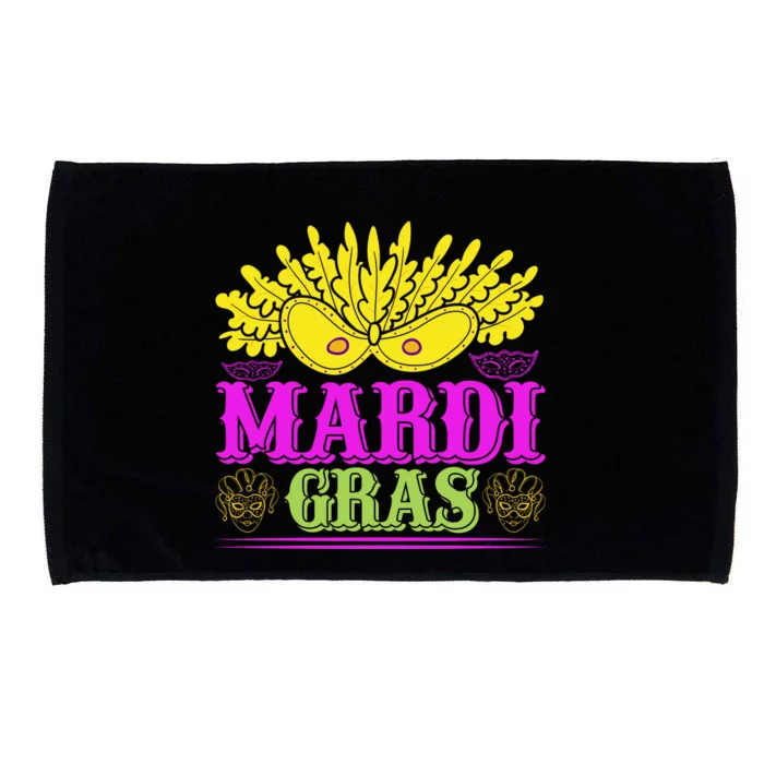 Mardi Gras Microfiber Hand Towel