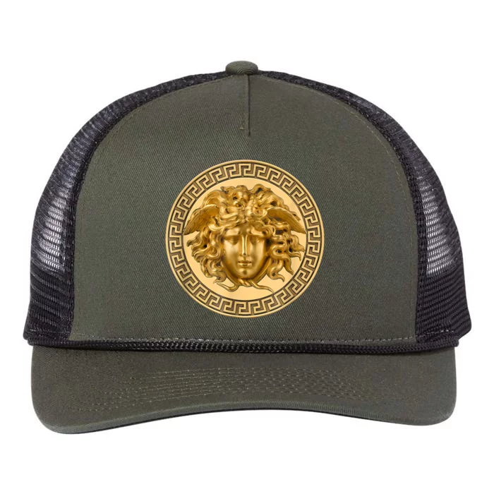 Medusa Goddess Myth Gorgon Greek Mythology Retro Rope Trucker Hat Cap