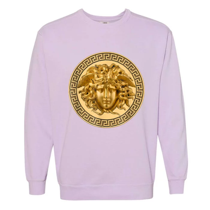 Medusa Goddess Myth Gorgon Greek Mythology Garment-Dyed Sweatshirt