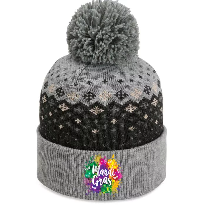 Mardi Gras, Funny Mardi Gras The Baniff Cuffed Pom Beanie