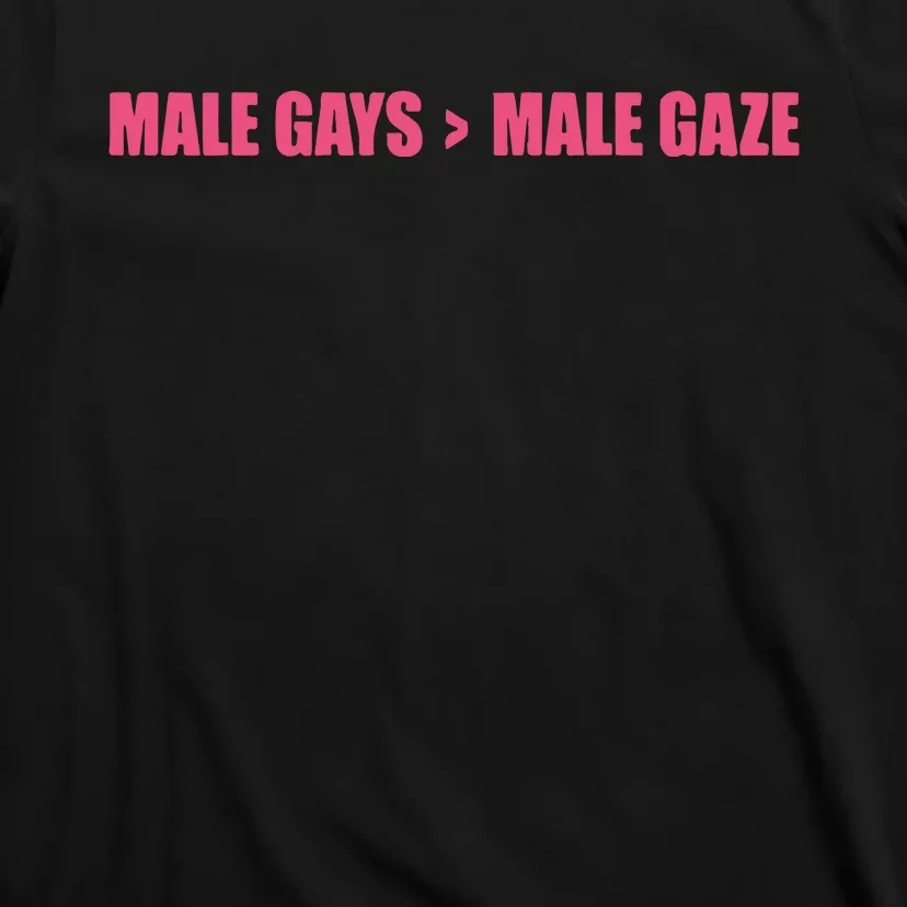 Male Gays More Male Gaze T-Shirt